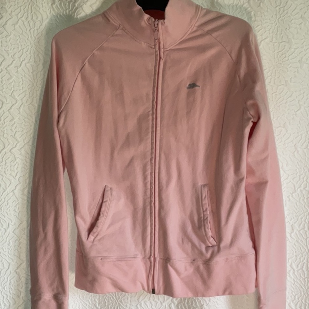 Roots Pink Bomber Jacket Lightweight Casual